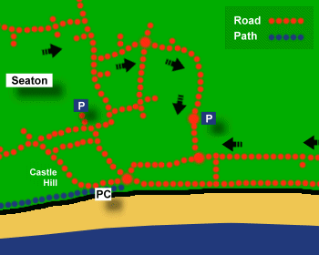 seaton Map