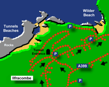 ilfracombe Map
